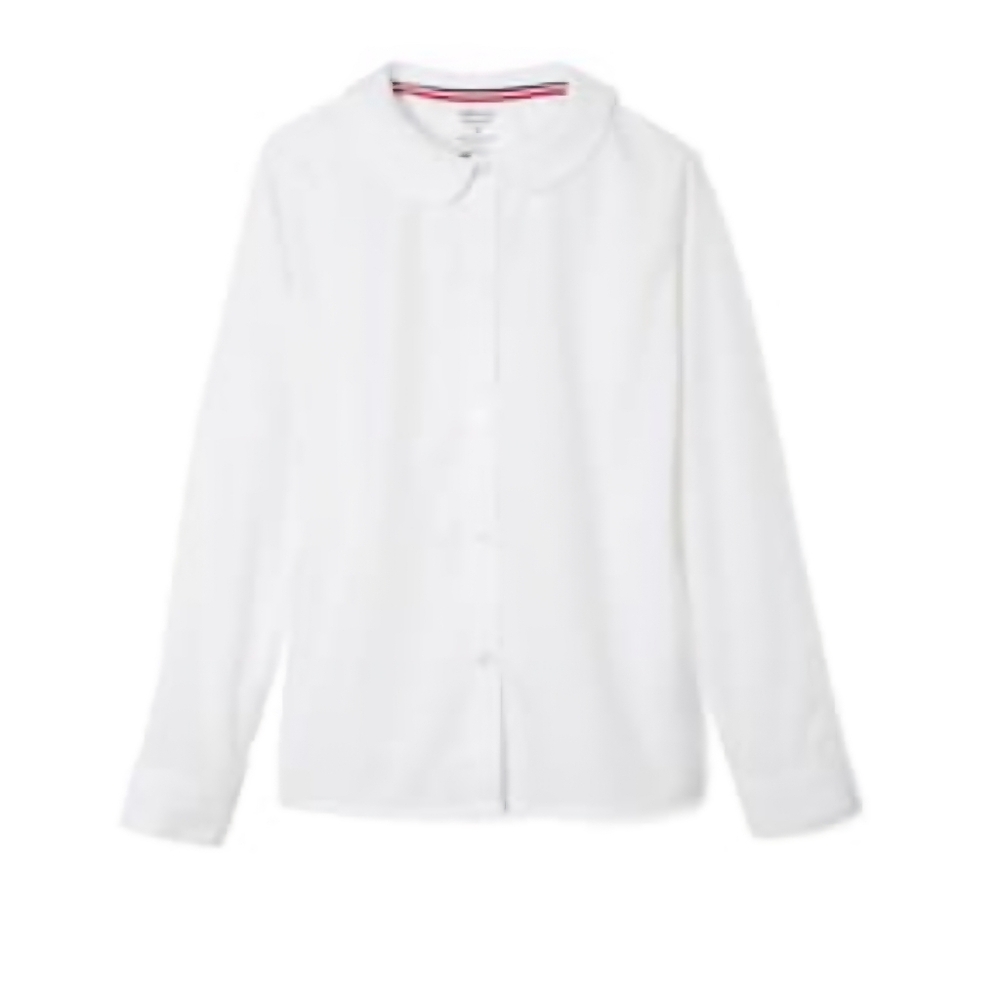 French Toast Classic White Long Sleeve Button-Up Shirt